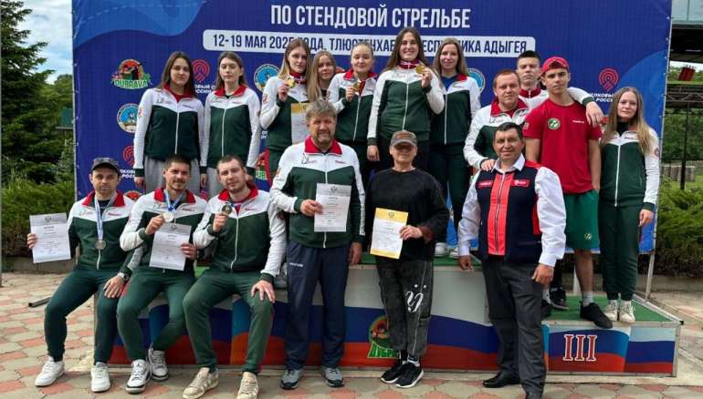 Сборная Татарстана по стрельбе в Адыгеи